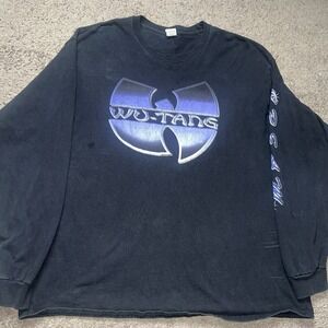 VTG 00's Wu Tang Wu Wear Long Sleeve Staten Island Shirt XL